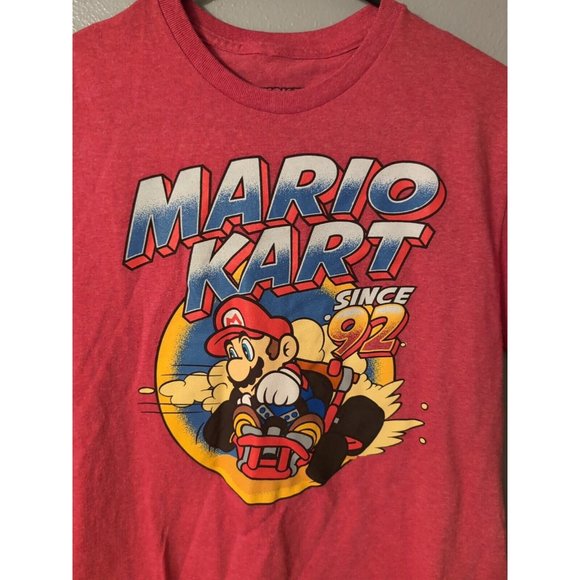Super Mario Men's Mario Kart Since 92 Retro Video Game T-Shirt Size S - Picture 2 of 6
